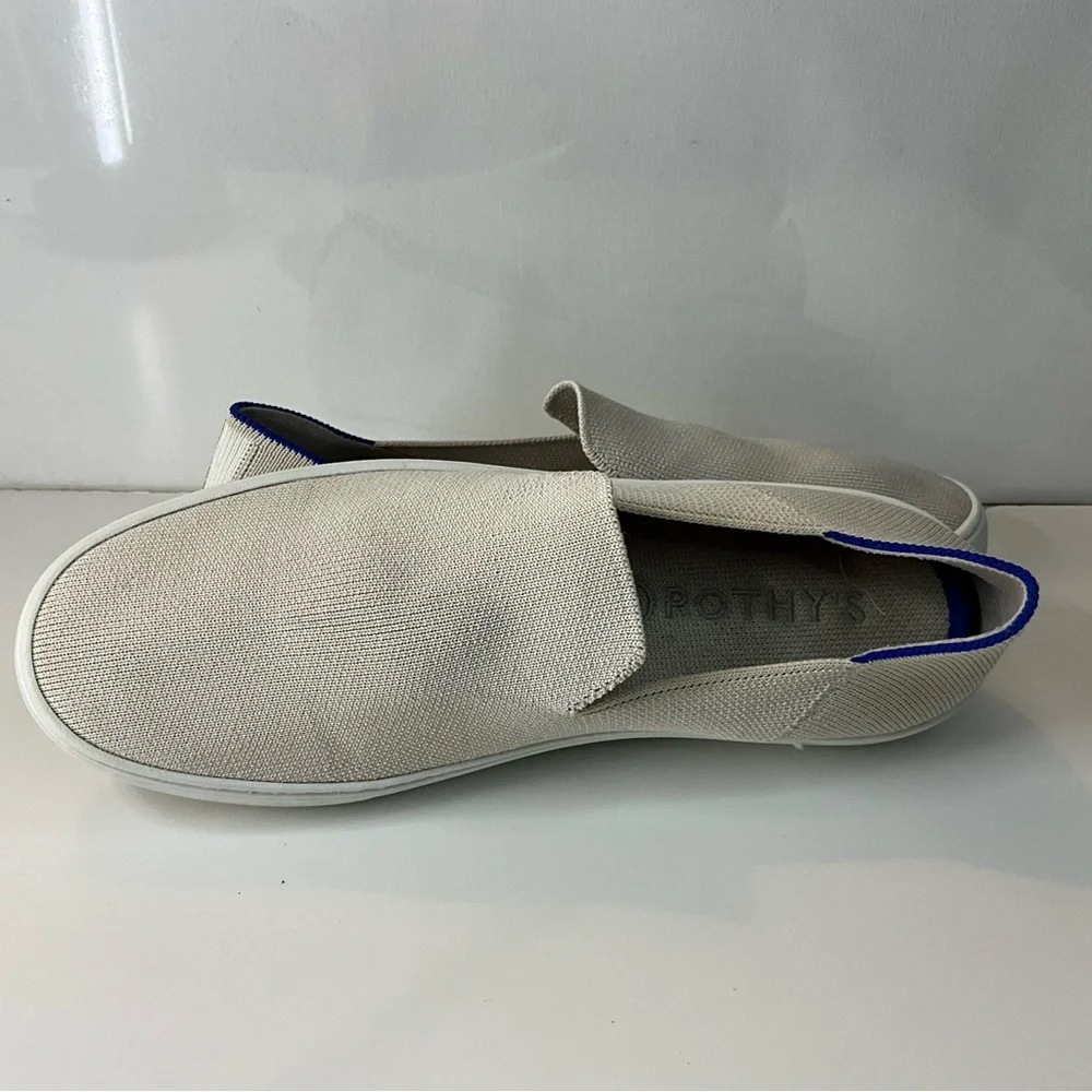 Rothys Casual Cream Slip-On Sneakers 8.5 - Picture 9 of 11